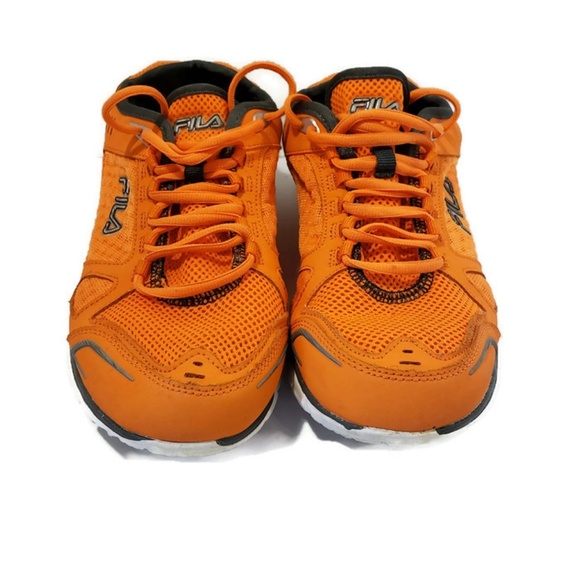 fila shoes mens orange